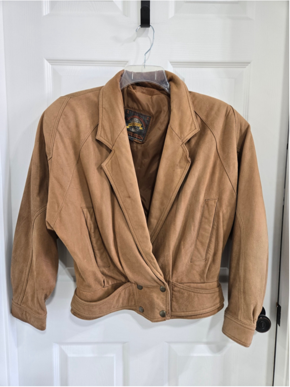 Women's Wilsons Leather Jacket Size M Brown
